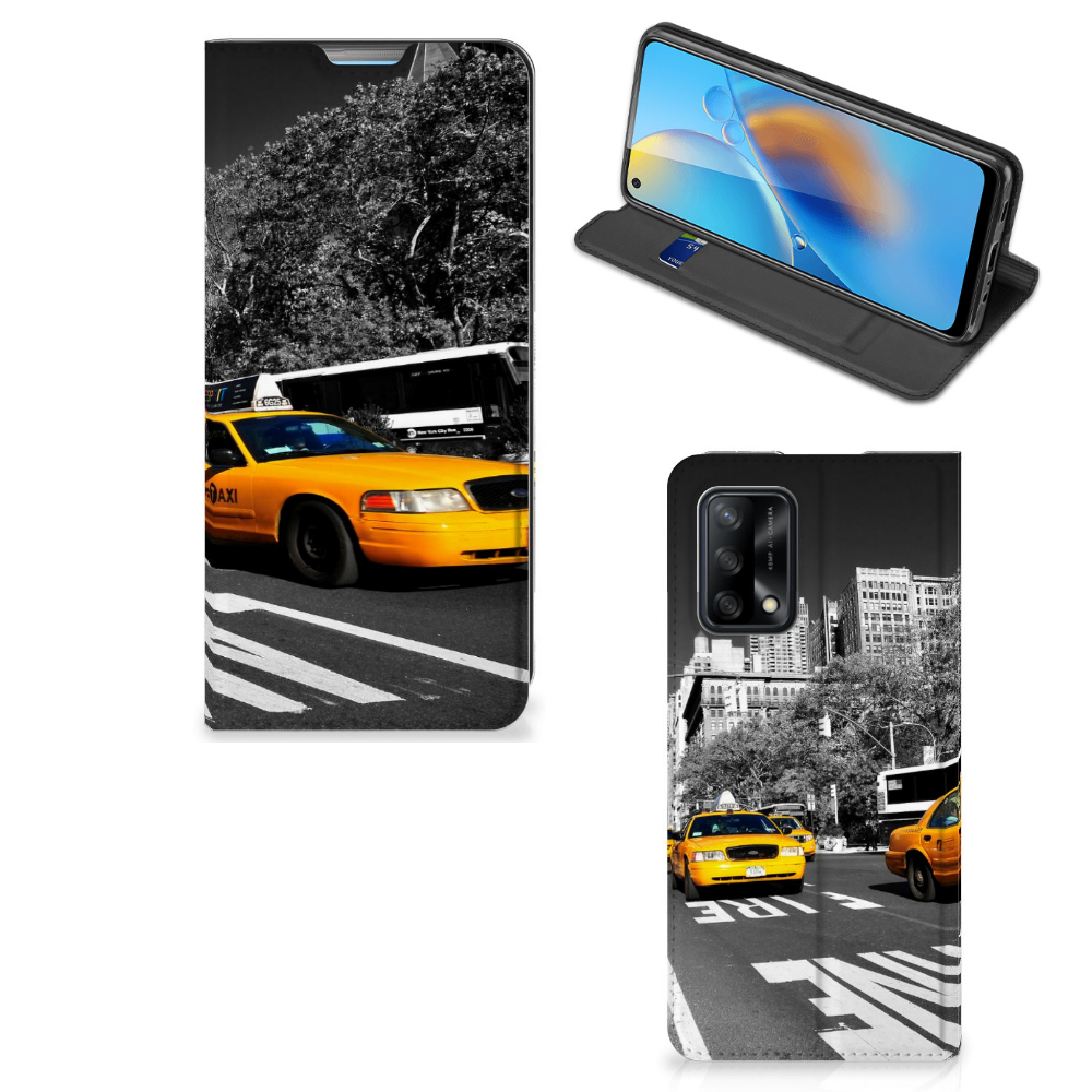 OPPO A74 4G Book Cover New York Taxi - B2C Telecom