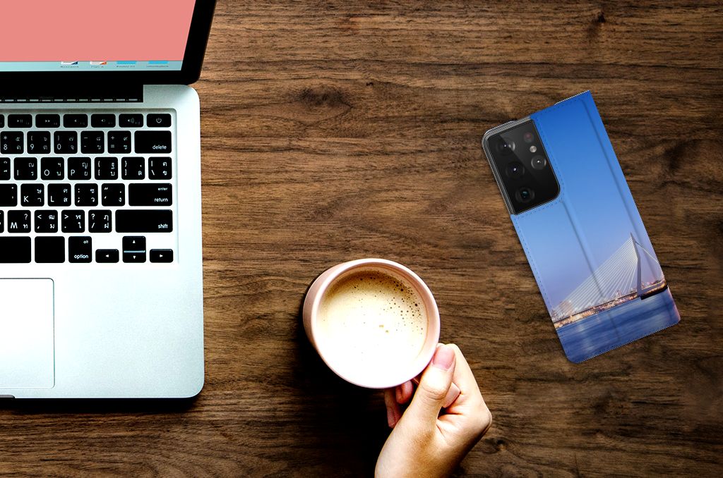 Samsung Galaxy S21 Ultra Book Cover Rotterdam - B2C Telecom