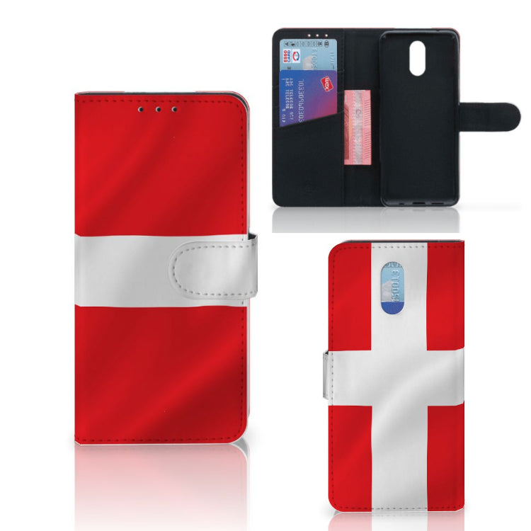 Nokia 2.3 Bookstyle Case Denemarken