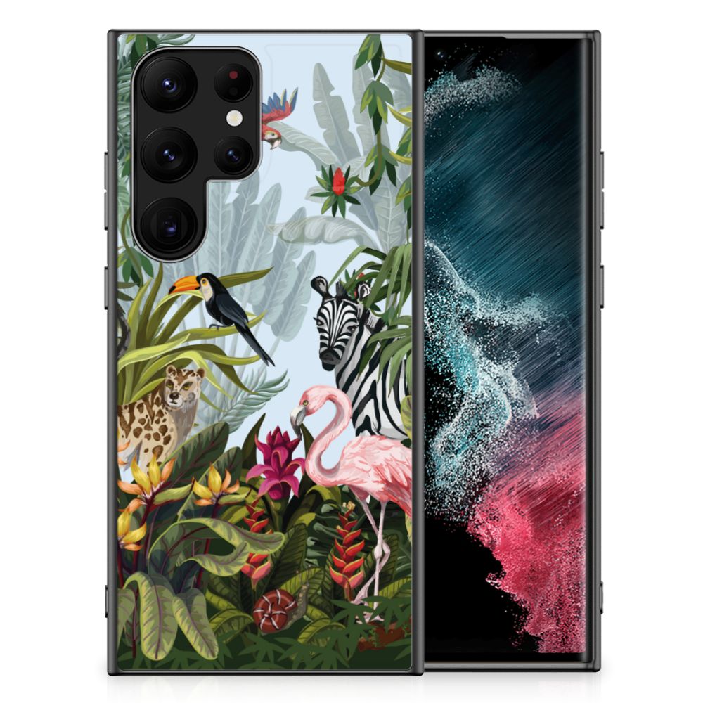 Dierenprint Telefoonhoesje voor Samsung Galaxy S23 Ultra Jungle