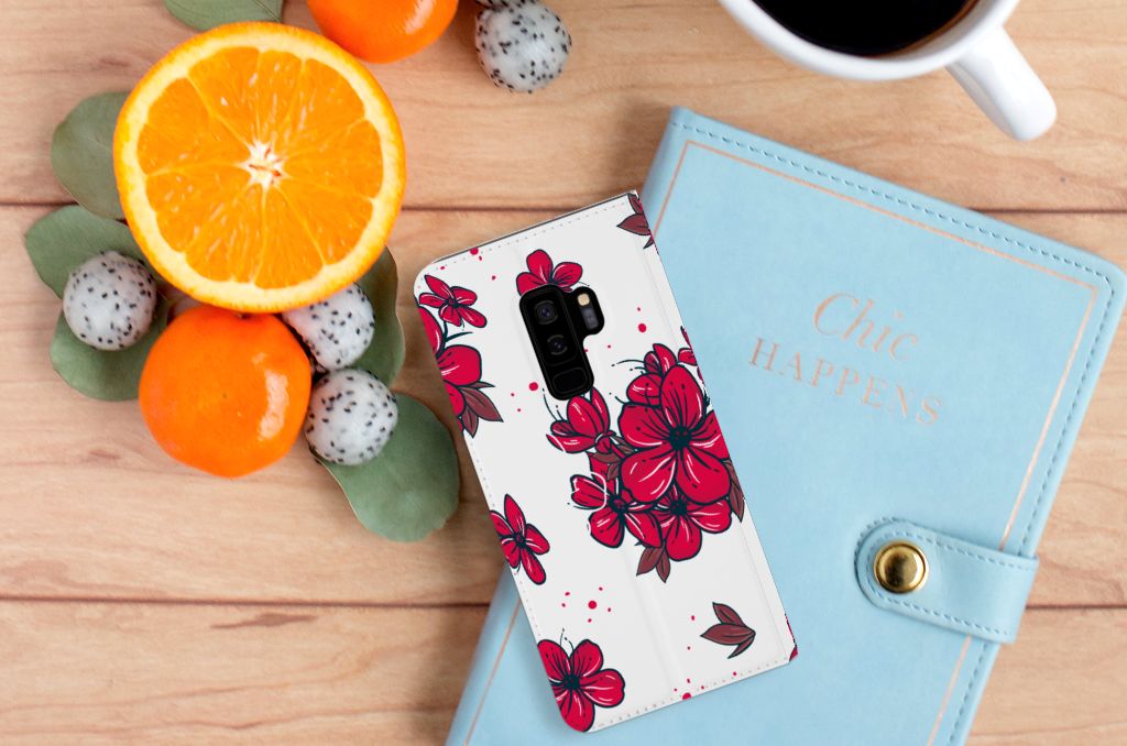 Samsung Galaxy S9 Plus Smart Cover Blossom Red