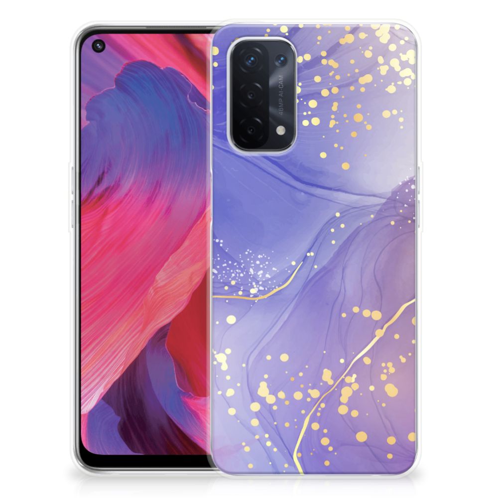 Hoesje maken voor OPPO A93 5G Watercolor Paars