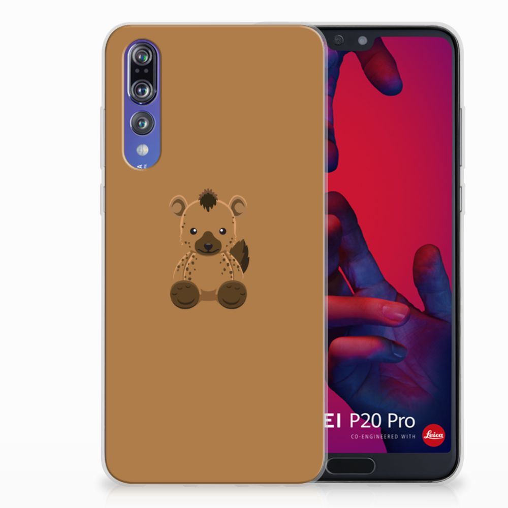Huawei P20 Pro Telefoonhoesje met Naam Baby Hyena