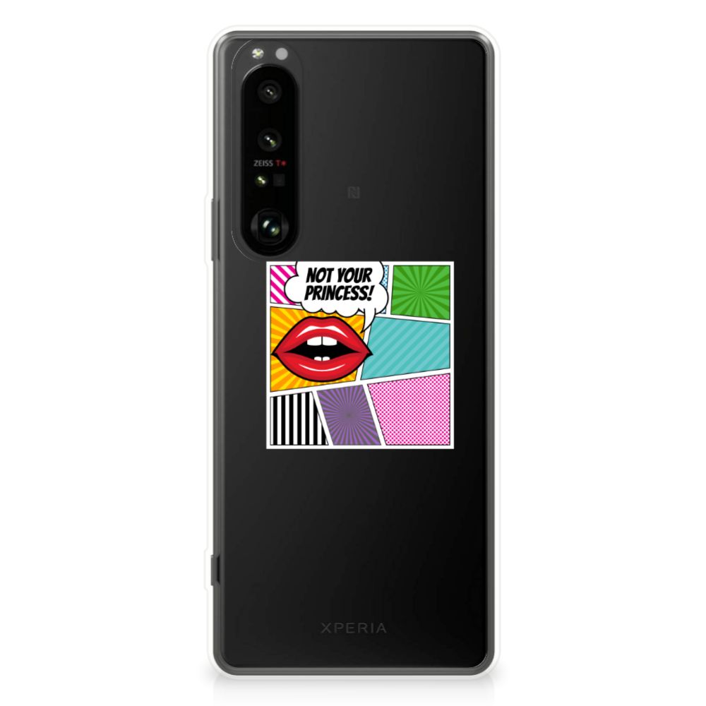 Sony Xperia 1 III Silicone Back Cover Popart Princess