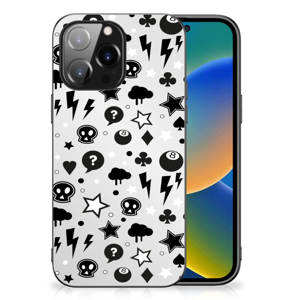 Telefoonhoesje iPhone 14 Pro Max Silver Punk B2C Telecom