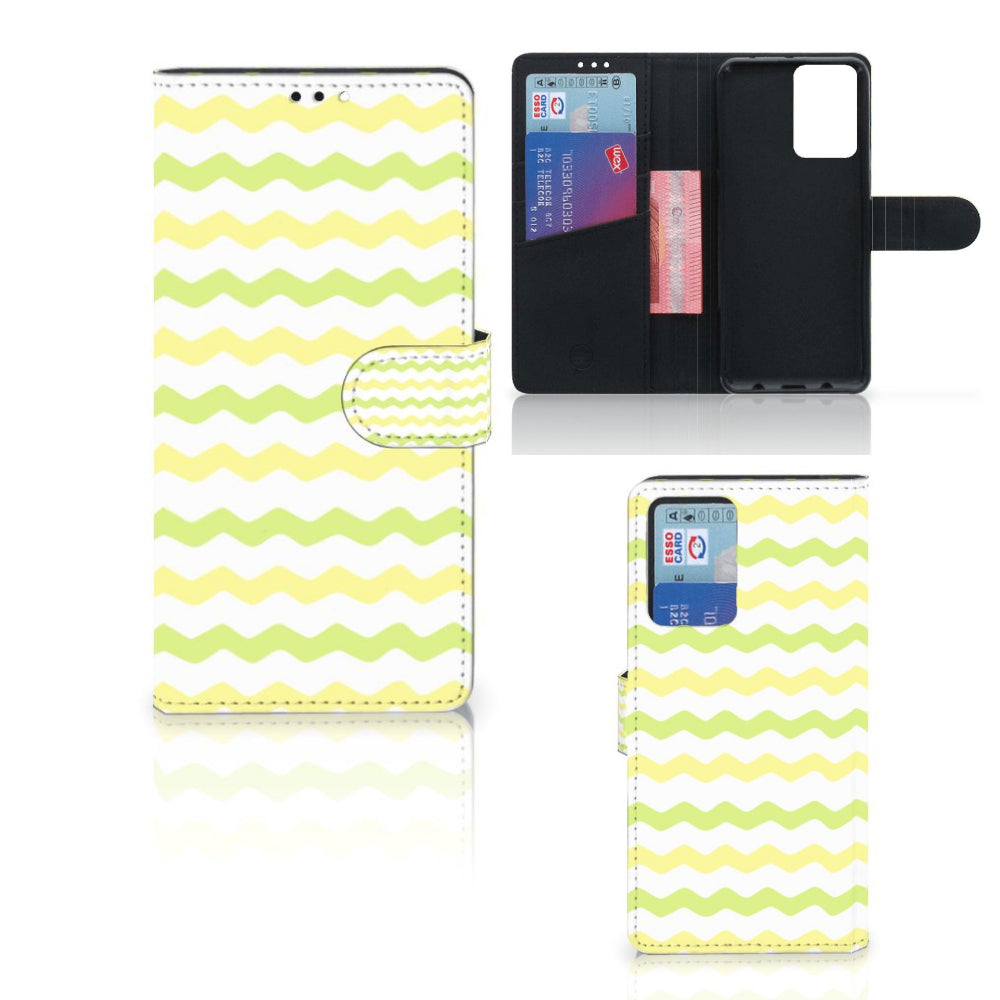 Xiaomi Redmi Note 10 Pro Telefoon Hoesje Waves Yellow