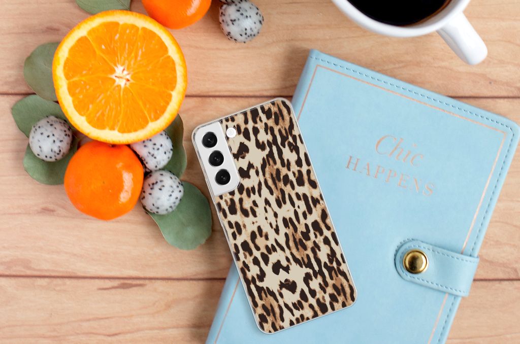 Samsung Galaxy S22 Plus TPU Hoesje Leopard