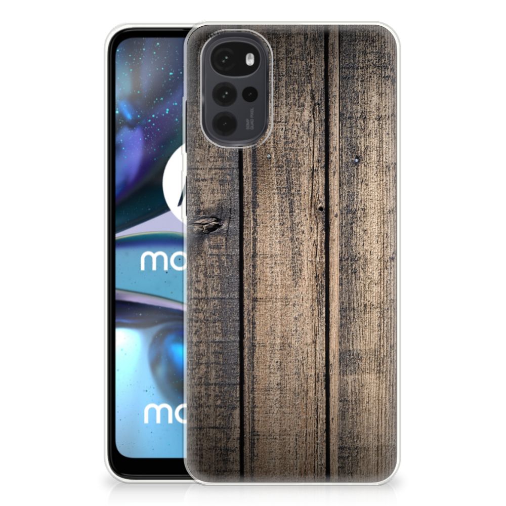Motorola Moto G22 Bumper Hoesje Steigerhout B2C Telecom
