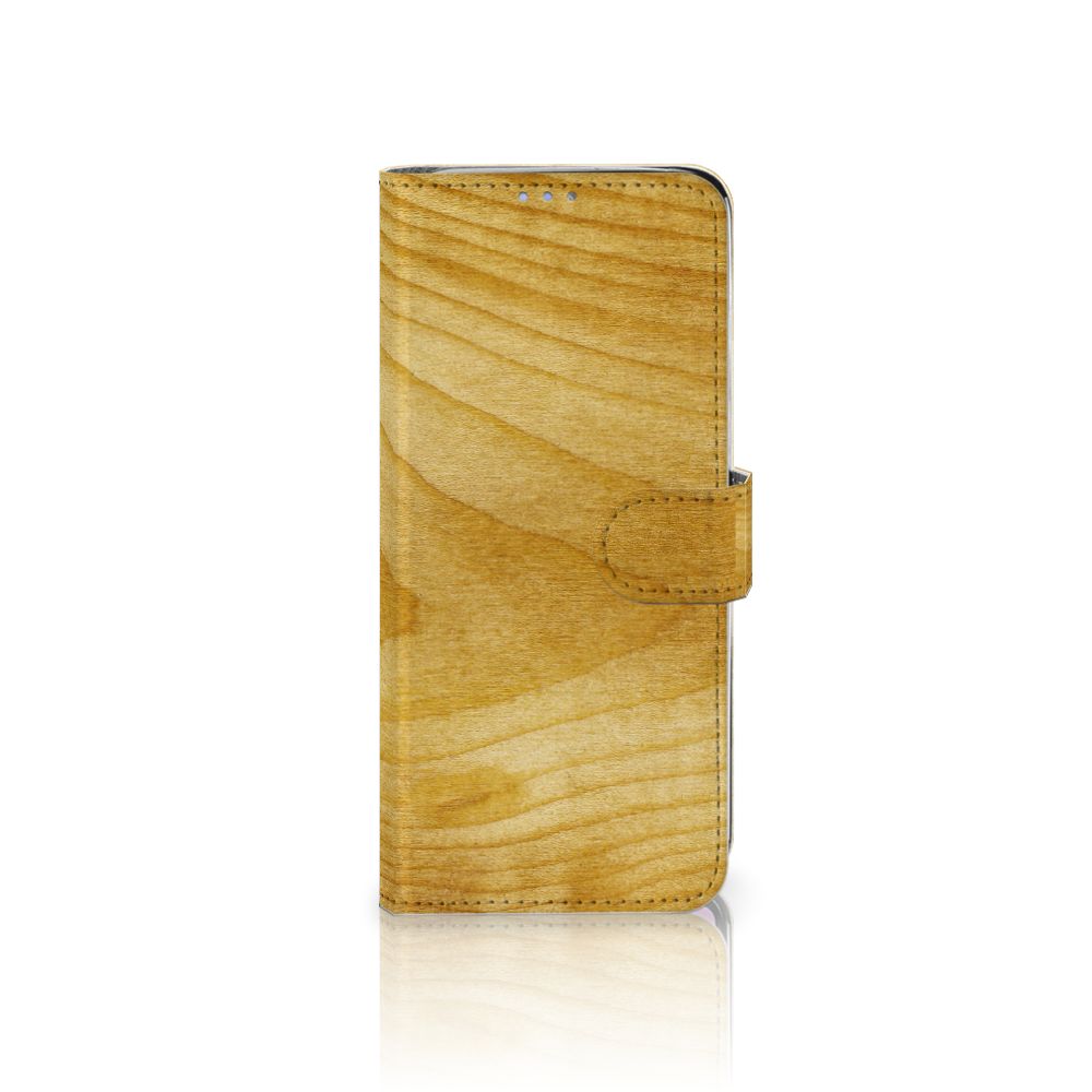 Samsung S10 Lite Book Style Case Licht Hout