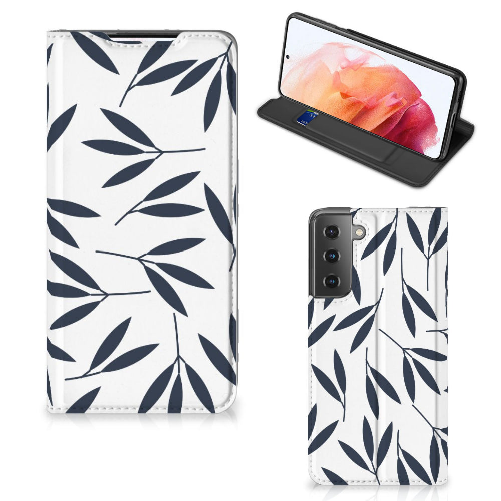 Samsung Galaxy S21 Smart Cover Leaves Blue
