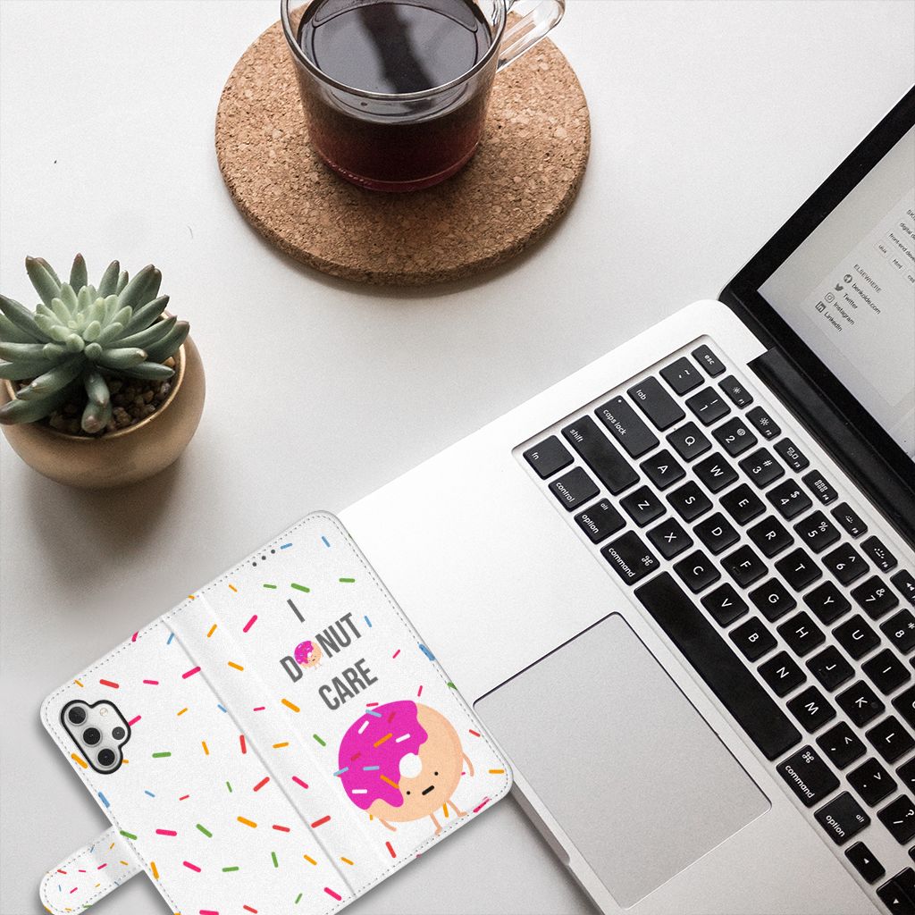 Samsung Galaxy A32 5G Book Cover Donut Roze