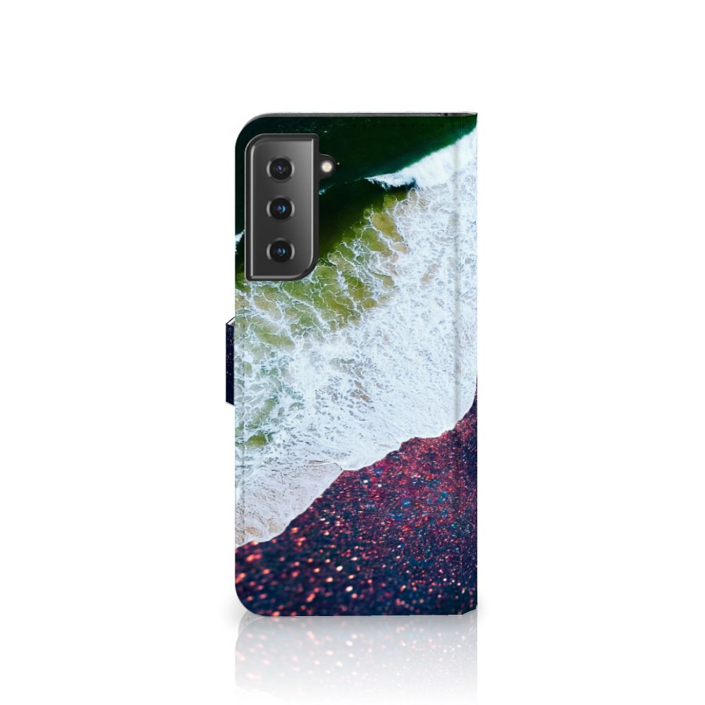 Samsung Galaxy S21 Plus Book Case Sea in Space