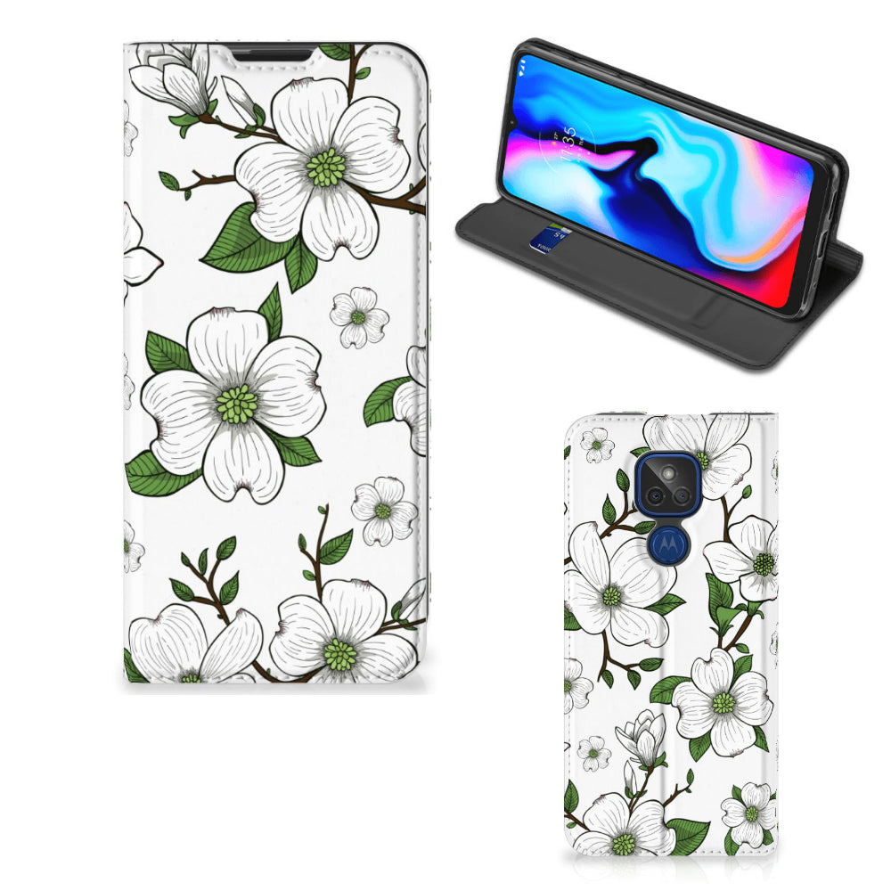 Motorola Moto G9 Play Smart Cover Dogwood Flowers