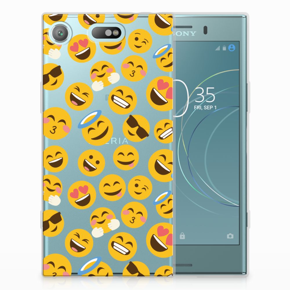 Sony Xperia XZ1 Compact TPU bumper Emoji