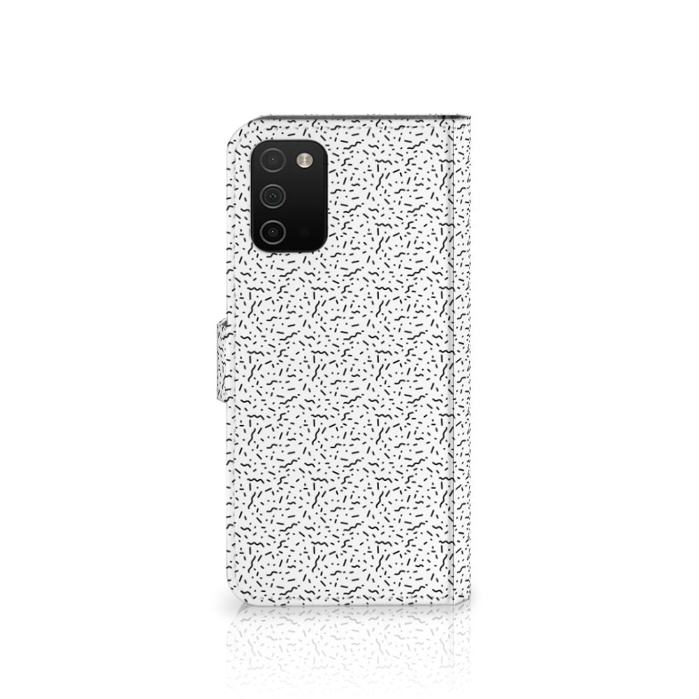 Samsung Galaxy A03s Telefoon Hoesje Stripes Dots
