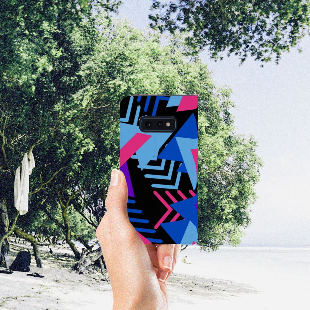 Samsung Galaxy S10e Stand Case Funky Triangle