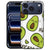 Avocado Singing backcover voor iPhone 18 Pro Max met zingende avocado in groen en wit
