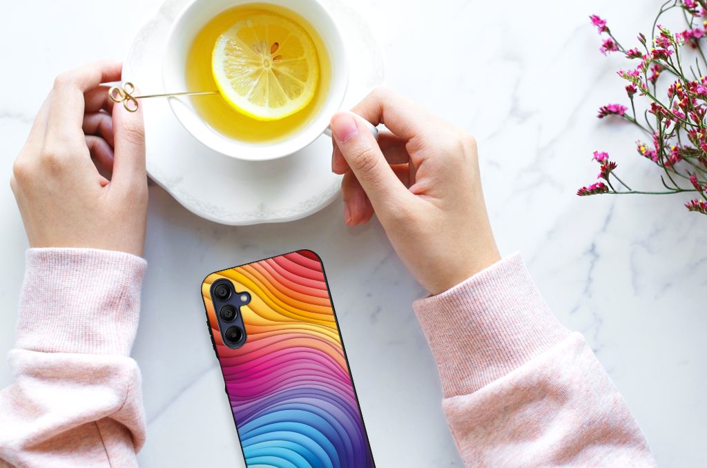 Backcover voor Samsung Galaxy A15 Regenboog