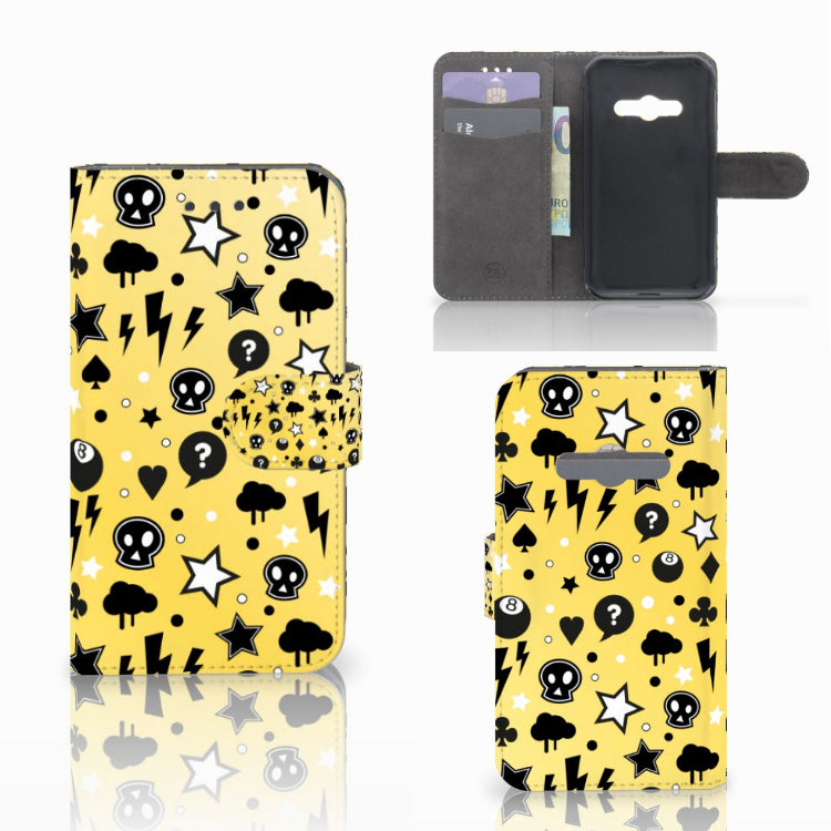 Telefoonhoesje met Naam Samsung Galaxy Xcover 3 | Xcover 3 VE Punk Geel