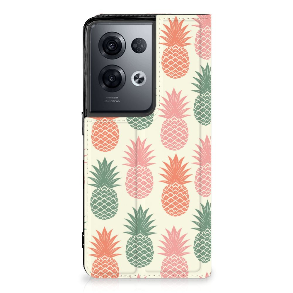 OPPO Reno8 Pro Flip Style Cover Ananas - B2C Telecom