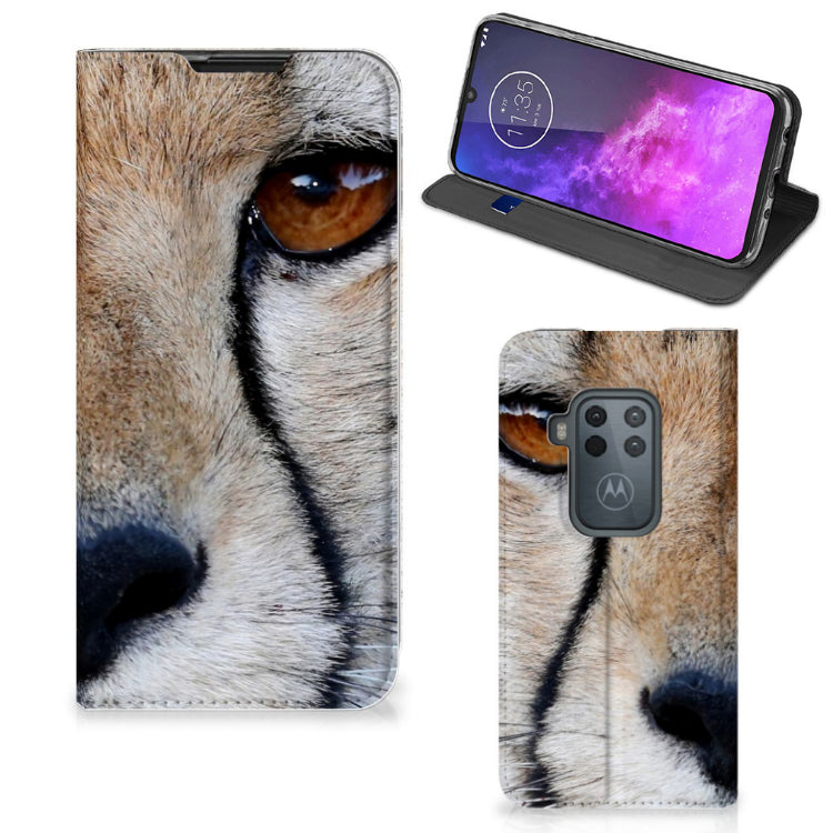 Motorola One Zoom Hoesje maken Cheetah