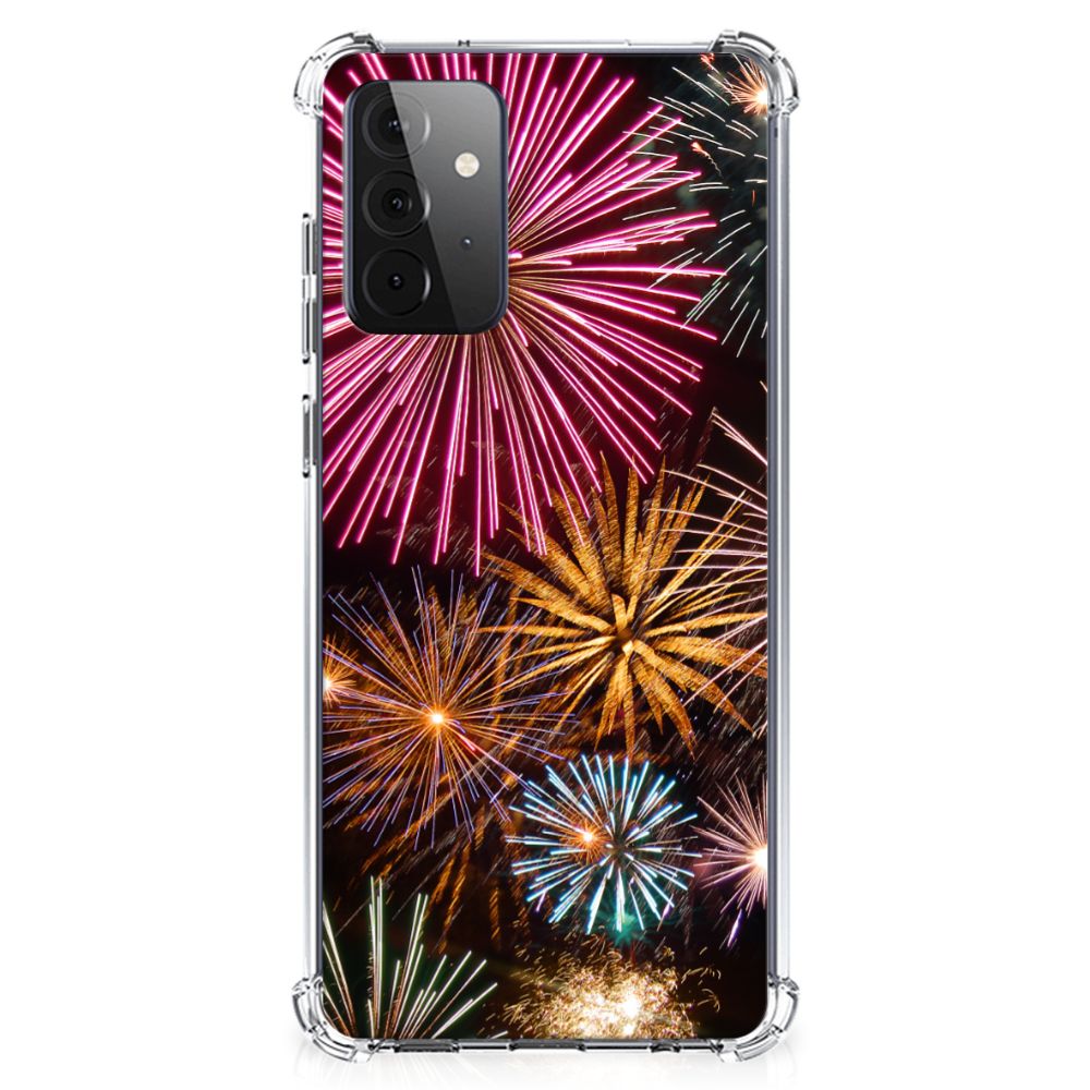 Samsung Galaxy A72 4G/5G Anti Shock Bumper Case Vuurwerk