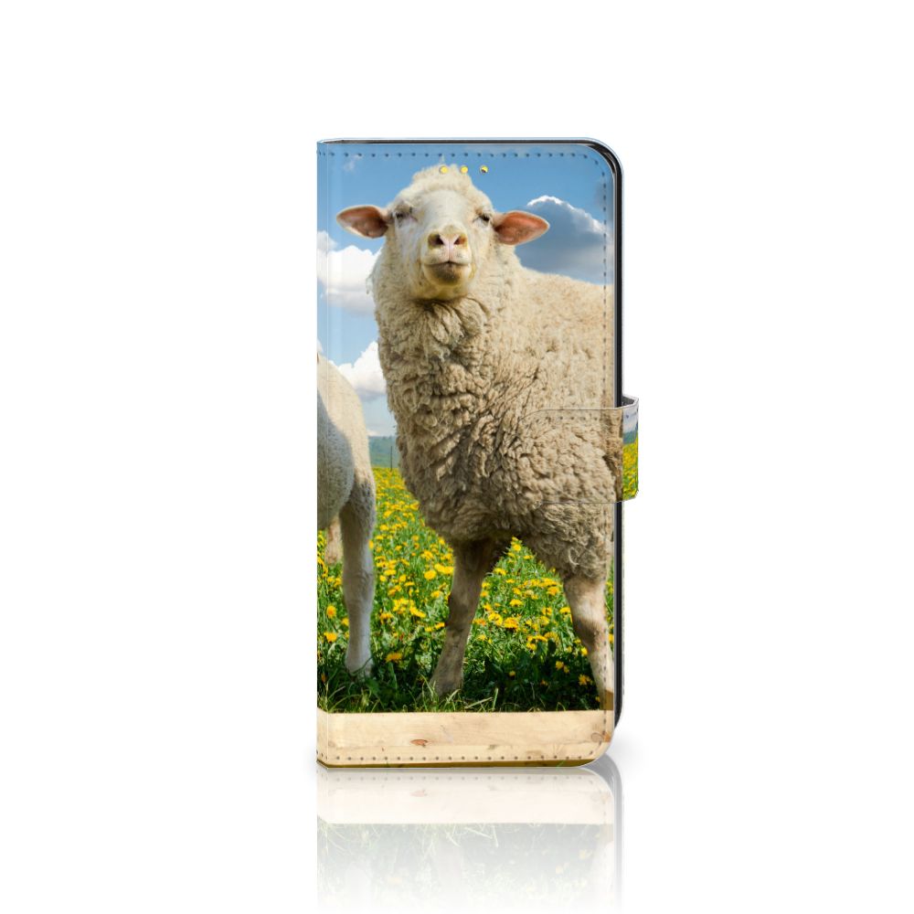 Xiaomi Poco X3 | Poco X3 Pro Telefoonhoesje met Pasjes Schaap en Lammetje