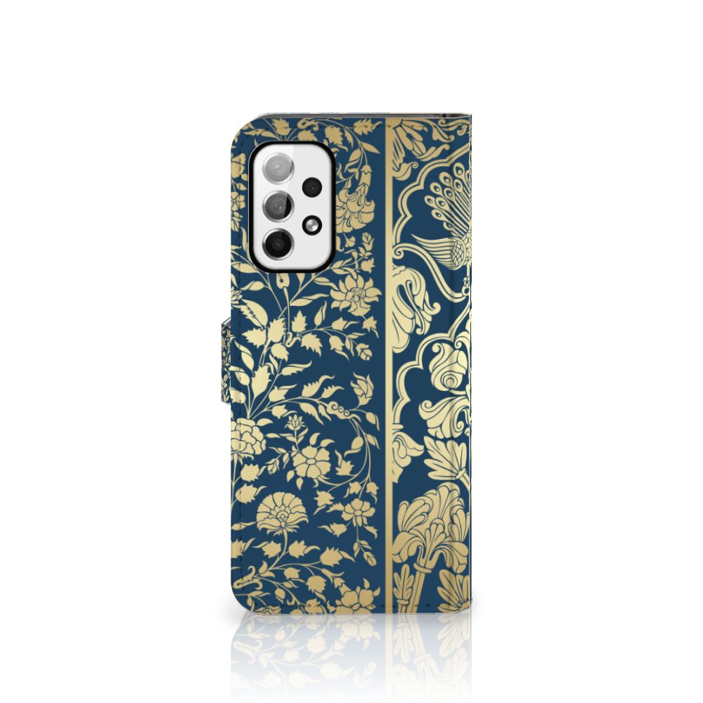 Samsung Galaxy A73 5G Hoesje Beige Flowers