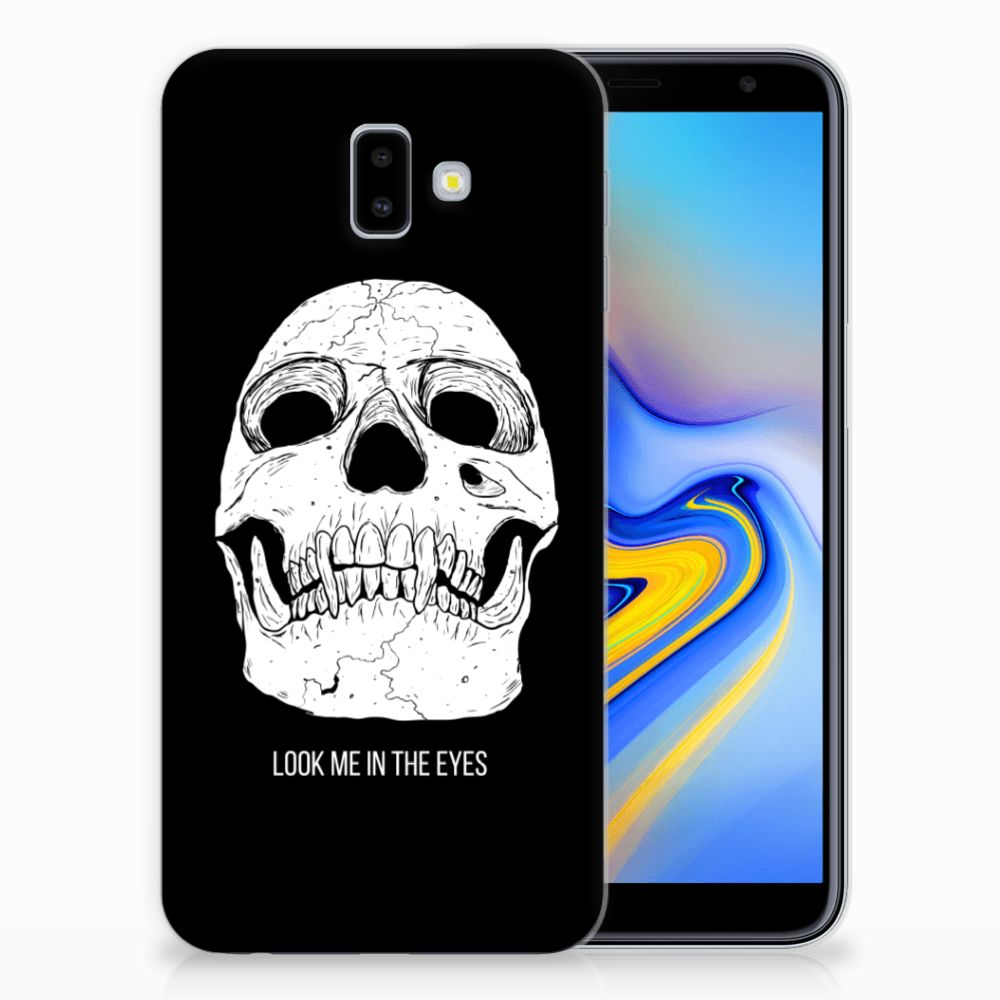 Silicone Back Case Samsung Galaxy J6 Plus (2018) Skull Eyes