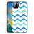 iPhone 14 Plus Back Case Zigzag Blauw
