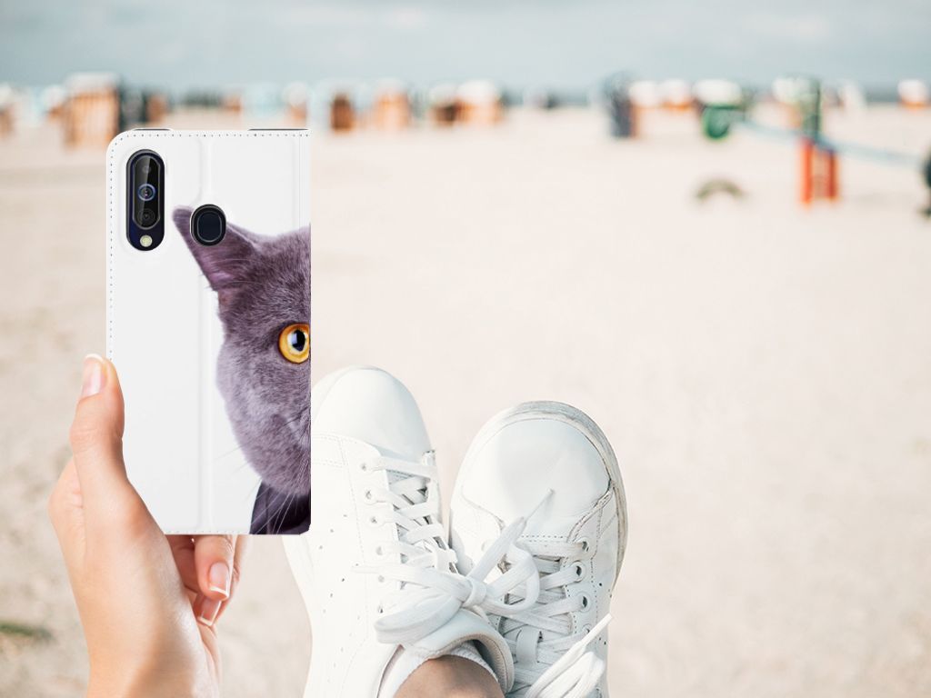 Samsung Galaxy A60 Hoesje maken Kat