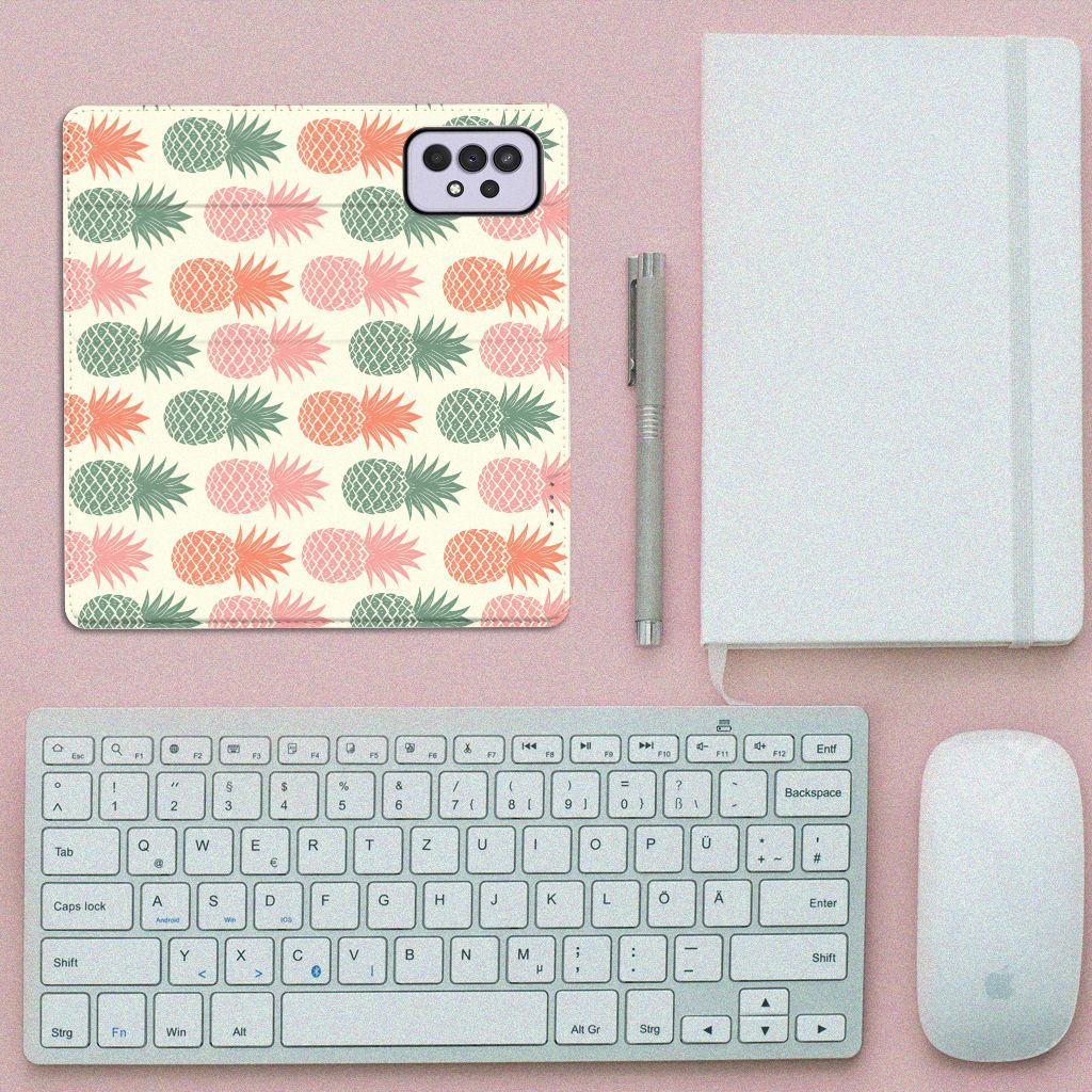 Samsung Galaxy A33 5G Flip Style Cover Ananas - B2C Telecom