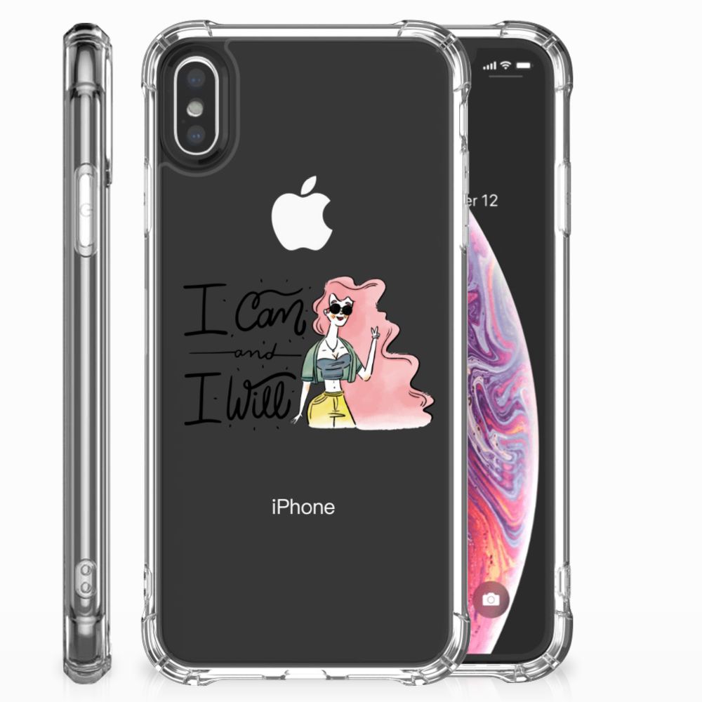 Apple iPhone X | Xs Stevig Bumper Hoesje i Can