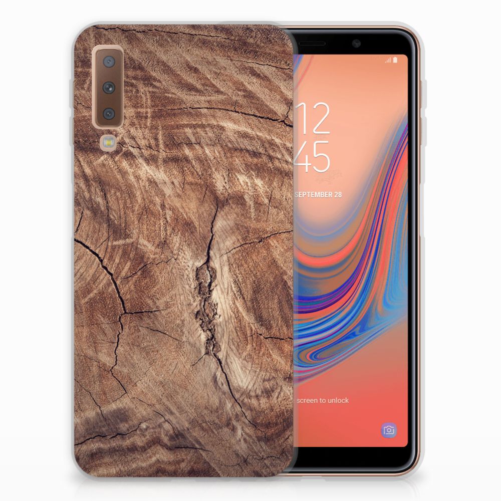 Samsung Galaxy A7 (2018) Bumper Hoesje Tree Trunk