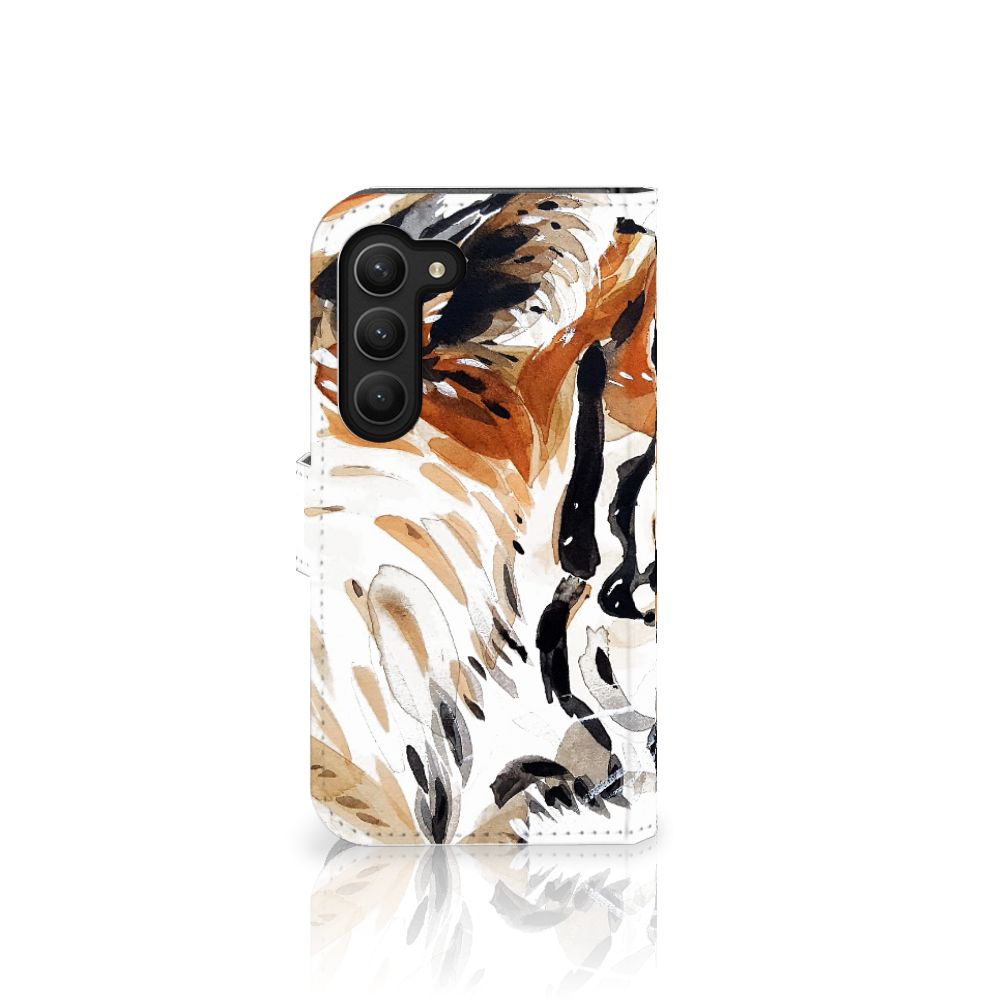 Hoesje Samsung Galaxy S23 Watercolor Tiger