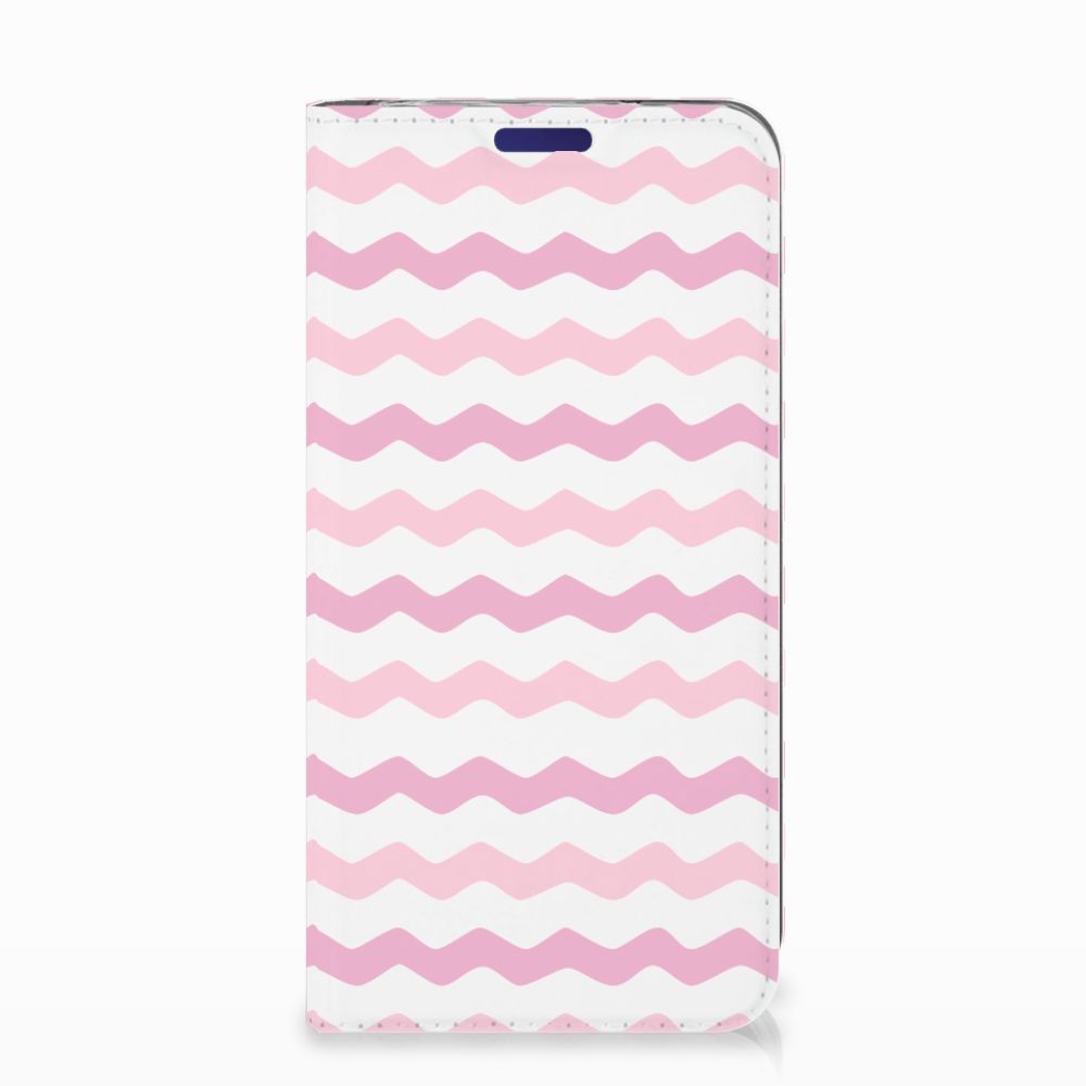 Samsung Galaxy S10e Hoesje met Magneet Waves Roze