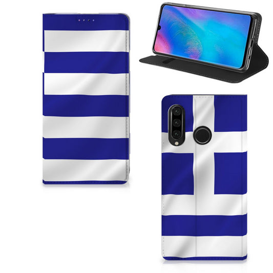 Huawei P30 Lite New Edition Standcase Griekenland