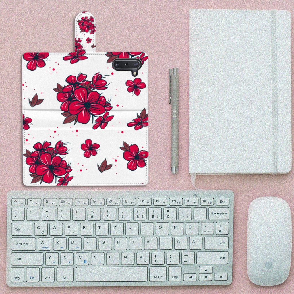 Samsung Galaxy Note 10 Hoesje Blossom Red