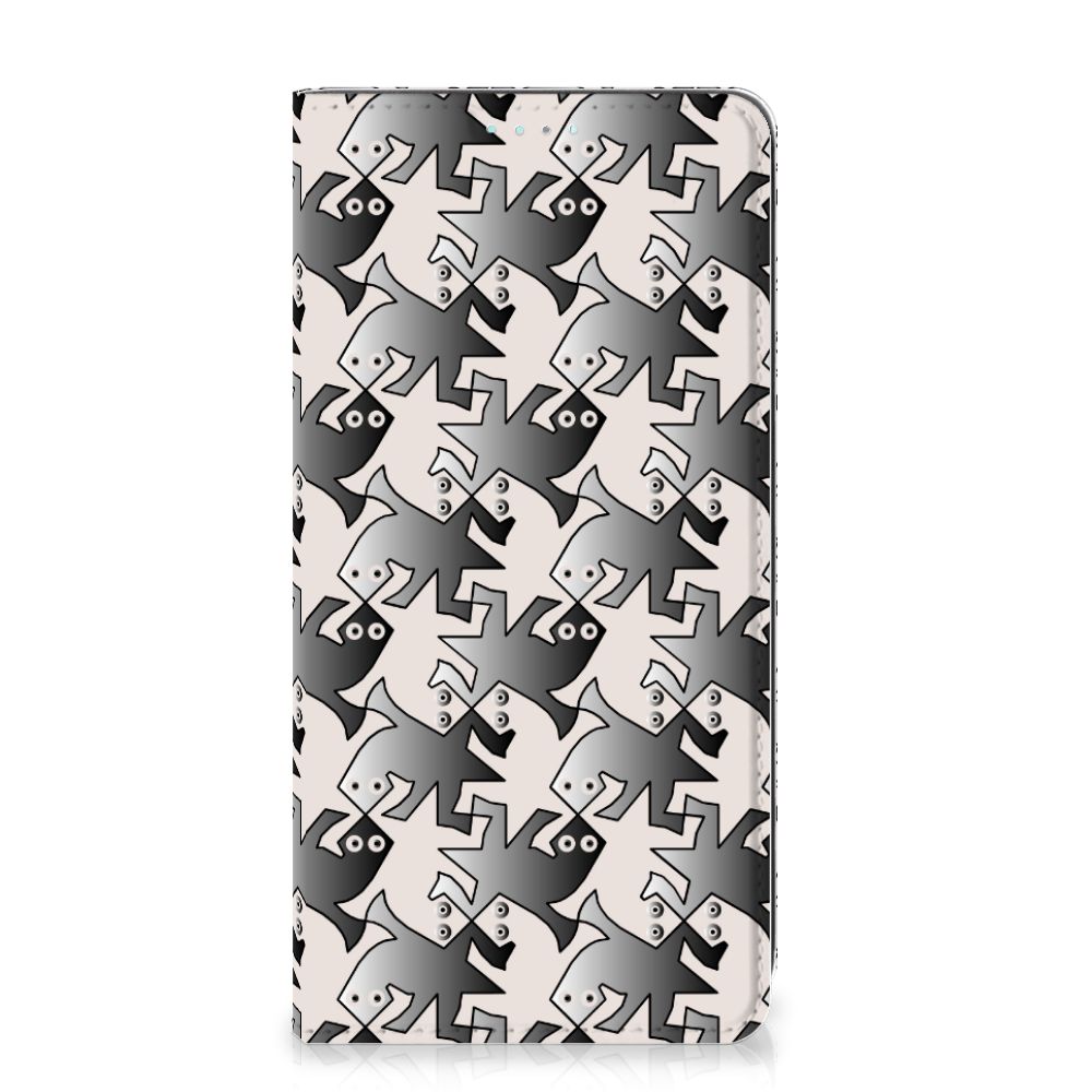 Samsung Galaxy A41 Hoesje maken Salamander Grey - B2C Telecom