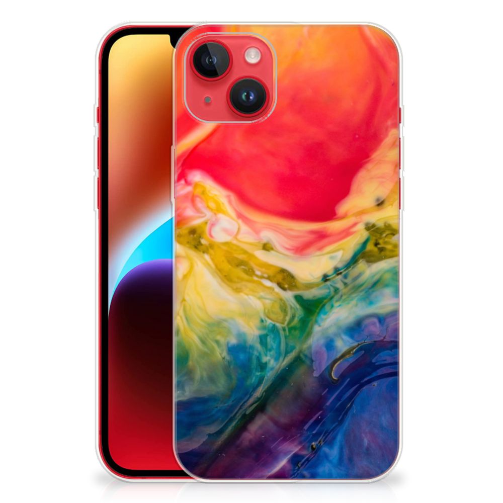 Hoesje maken iPhone 14 Plus Watercolor Dark