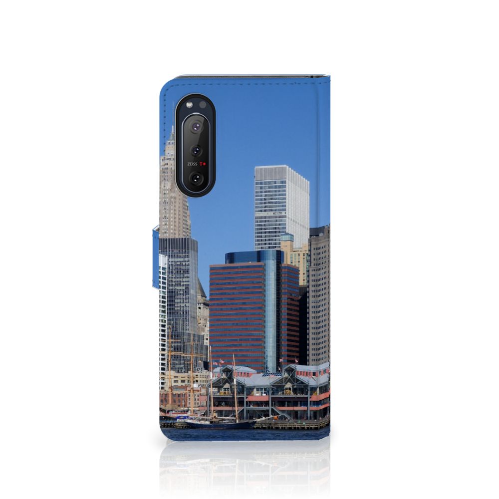 Sony Xperia 5II Flip Cover Vrijheidsbeeld