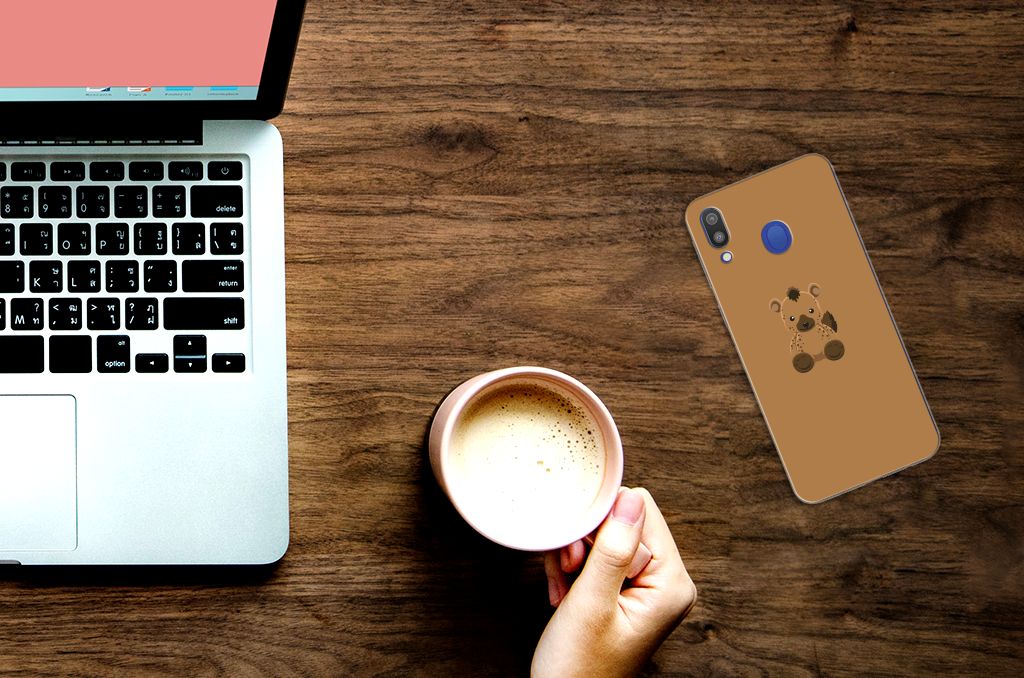Samsung Galaxy M20 (Power) Telefoonhoesje met Naam Baby Hyena