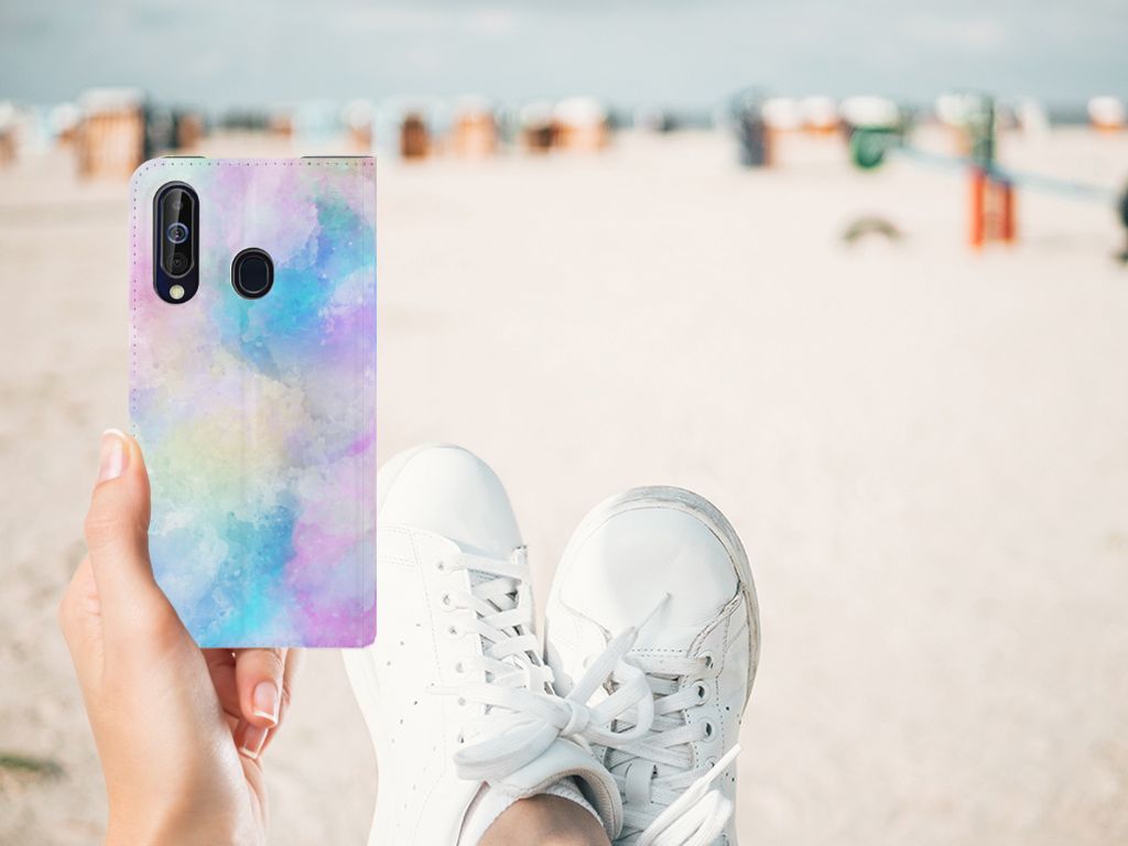 Bookcase Samsung Galaxy A60 Watercolor Light