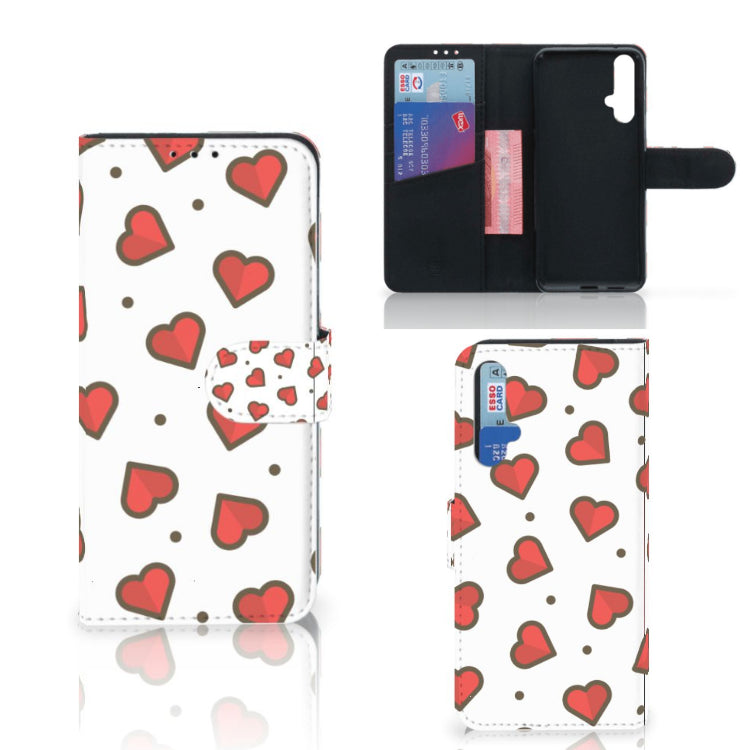 Honor 20 Telefoon Hoesje Hearts