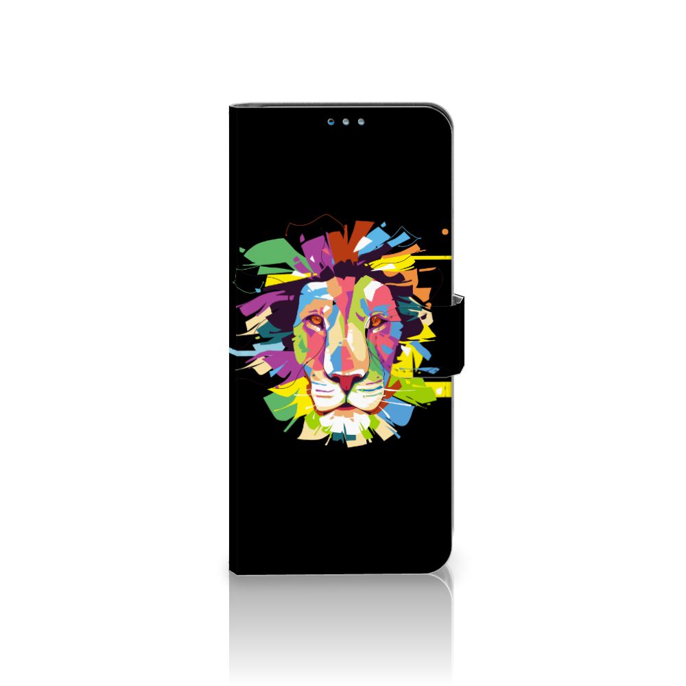 Motorola Moto G9 Plus Leuk Hoesje Lion Color