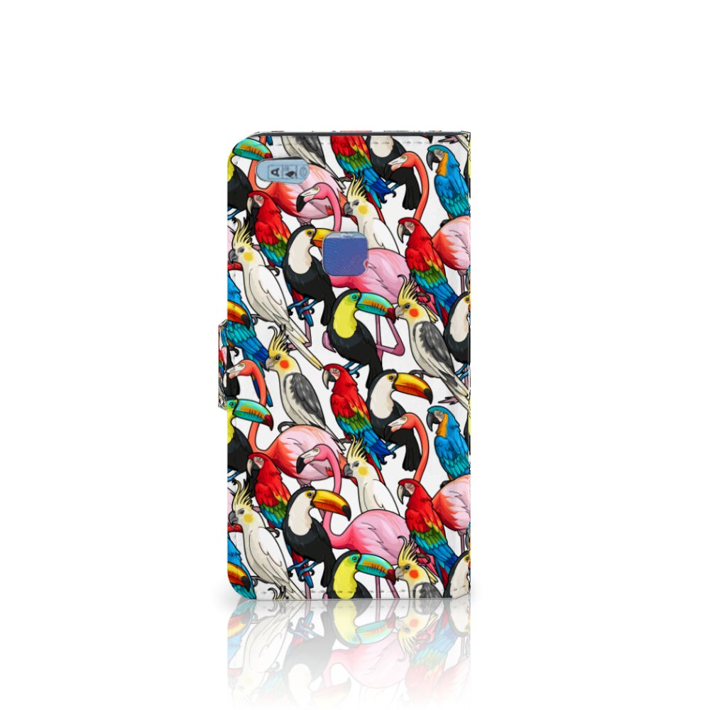 Huawei P10 Lite Telefoonhoesje met Pasjes Birds