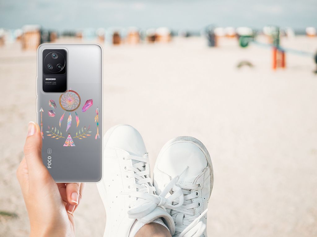 Xiaomi Poco F4 Telefoonhoesje met Naam Boho Dreamcatcher