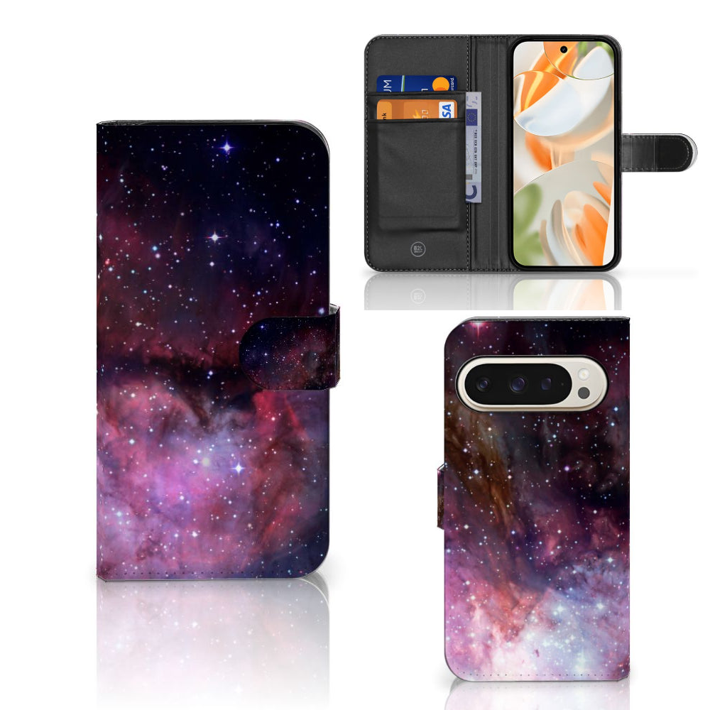 Book Case voor Google Pixel 9 | 9 Pro Galaxy