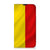 iPhone 14 Standcase Belgische Vlag met de Belgische kleuren, stijlvol en uniek design 🇧🇪.