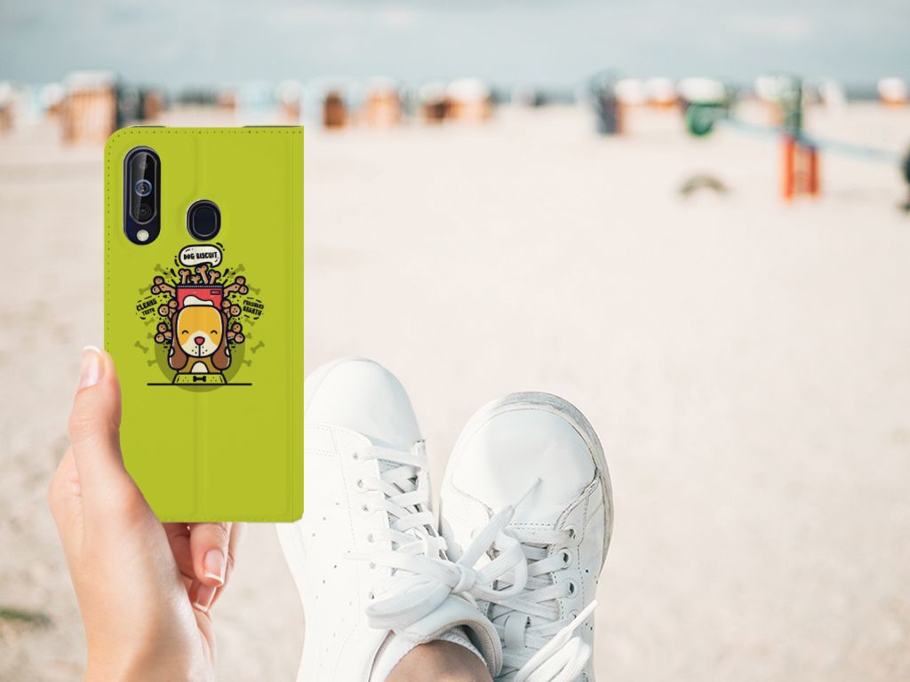Samsung Galaxy A60 Magnet Case Doggy Biscuit